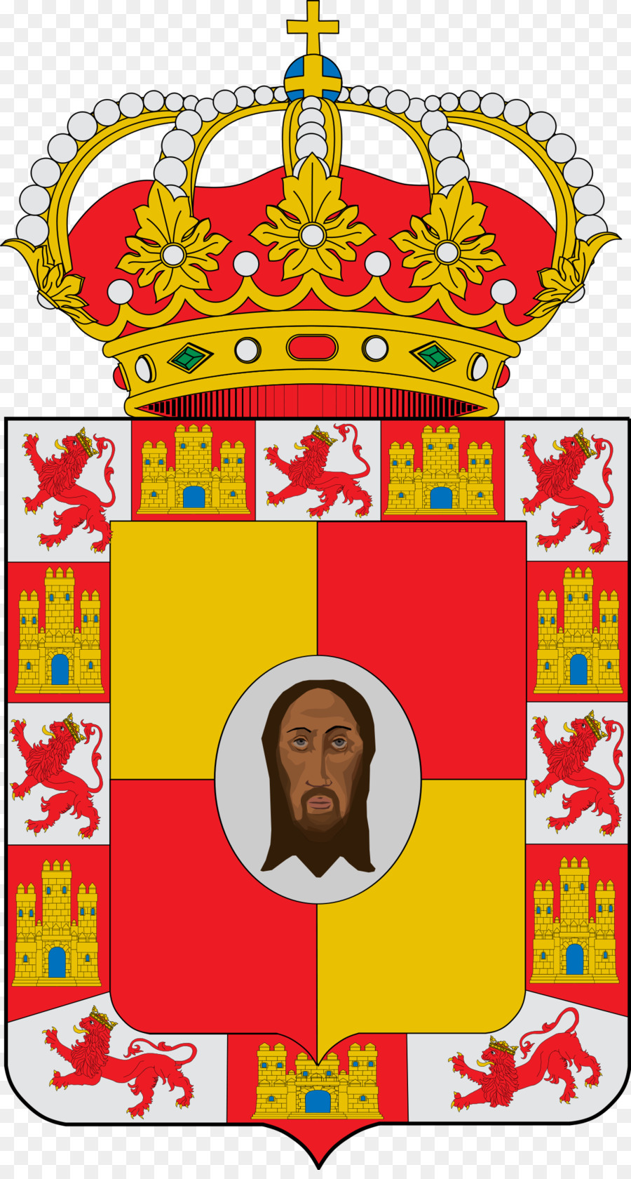 Flagge Wappen Granada Gules Provinzen von Spanien - Flagge