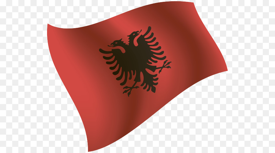 Flagge von Albanien-Illustration-Vektor-Grafiken - Flagge