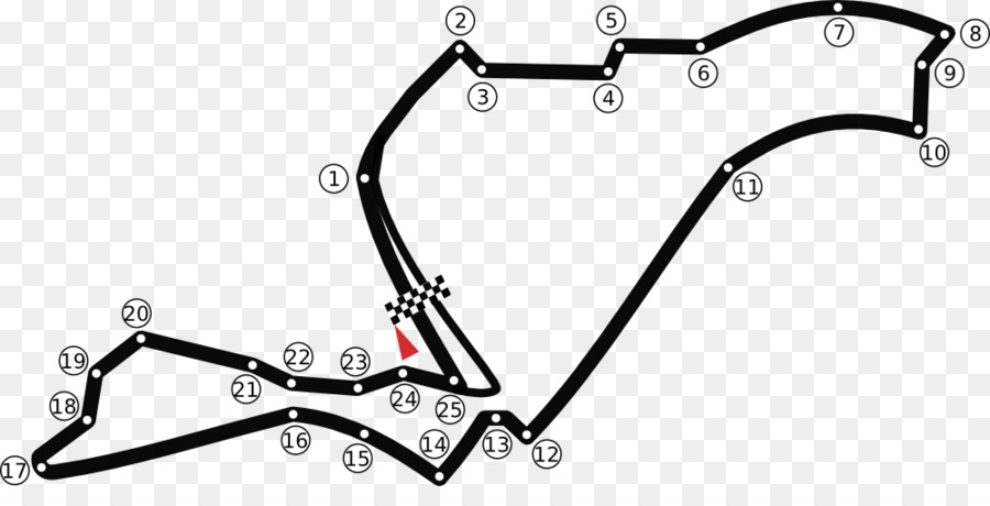 Valencia Street Circuit Race track Auto da corsa di Formula 1 - 