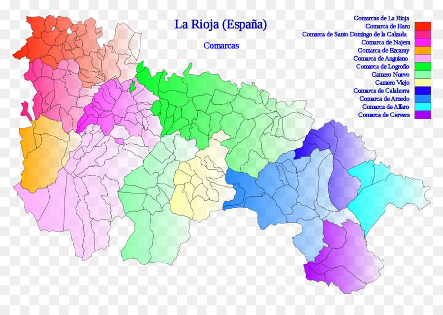 Rioja Baja region of La Rioja (Spain) Errioxa Garaia Region Santo Domingo de la Calzada Map - Anzeigen