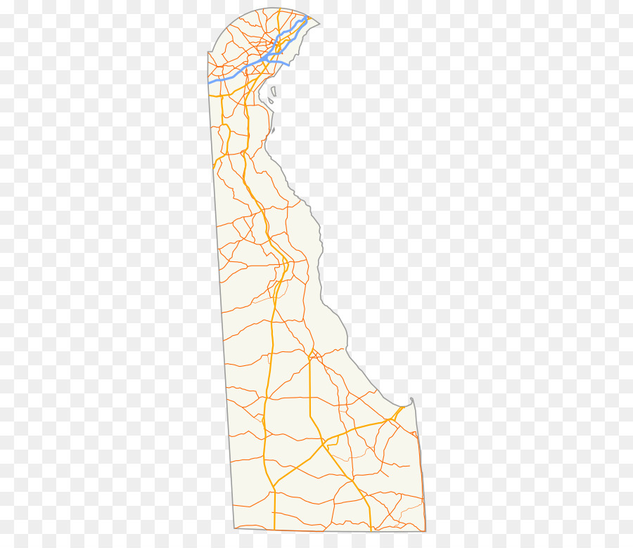 Delaware Đường 1 Delaware Đường Hệ thống Đường bản đồ - bản đồ