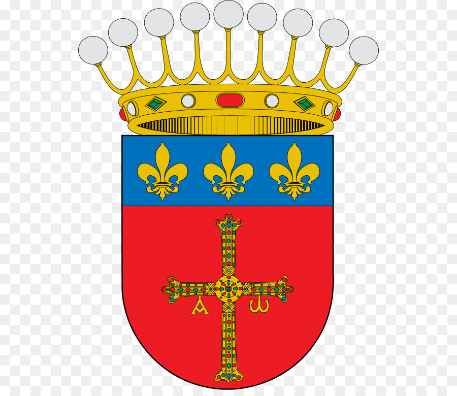 Osorno la Mayor Rosette Wappen von Spanien Teilung des Feldes - 