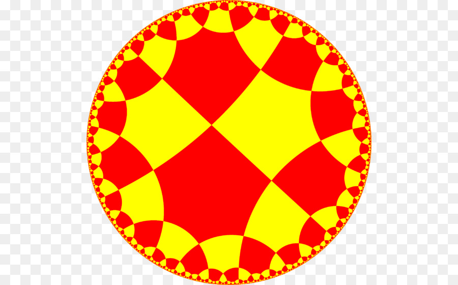 Tessellation, tilings trong hyperbol máy bay Hyperbol học Pentahexagonal lát - 