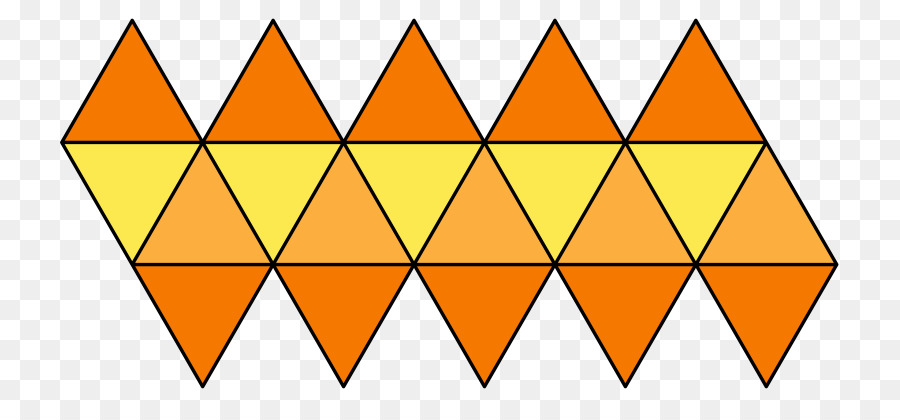 Icosaedro regolare Netto poliedro Regolare Cinquanta-Nove Icosahedra - faccia