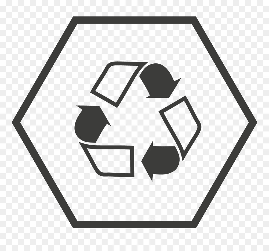 Recycling symbol Aufkleber Papier Label - 
