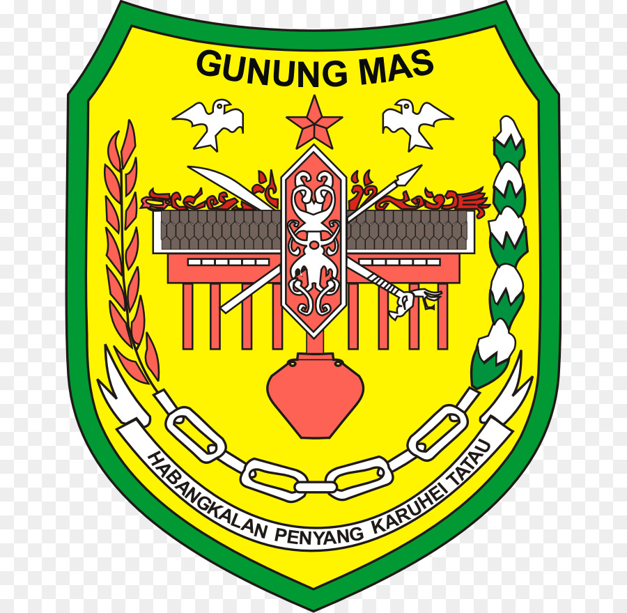 Das Regency Kapuas Regency Kuala kurun katinga die Indonesische Sprache - die Stadt in der Spitze des Hügels