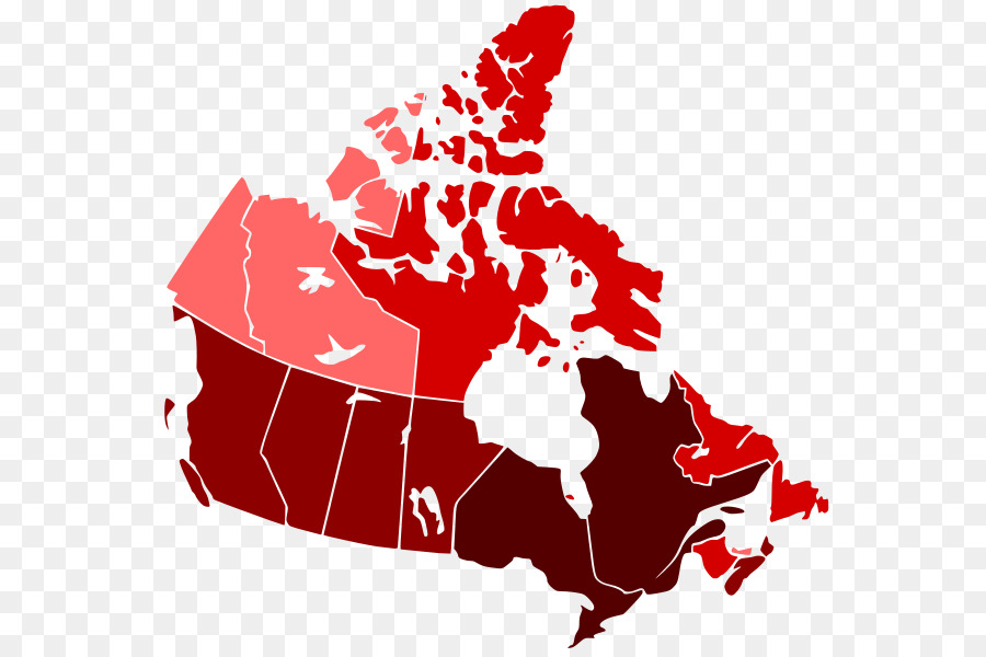Republik Kanada Karte Vektor-Grafik-clipart - Kanada