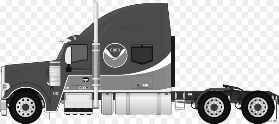 Mack truck silhouette