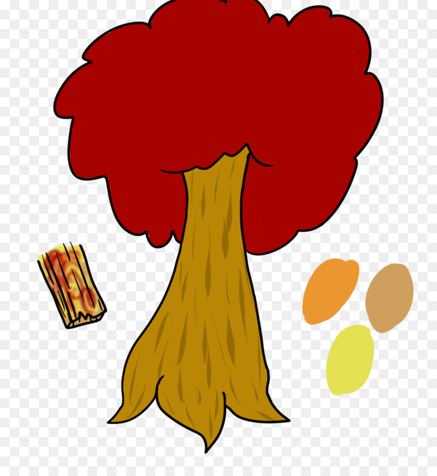 Clip art Illustration Cartoon Baum, Blühende pflanze - 