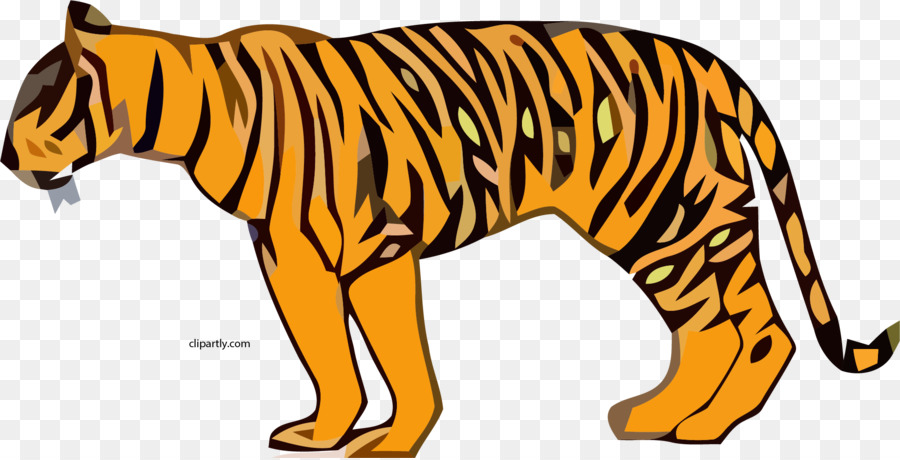 Tiger Clip-art Lion Portable Network Graphics Katze - Tiger