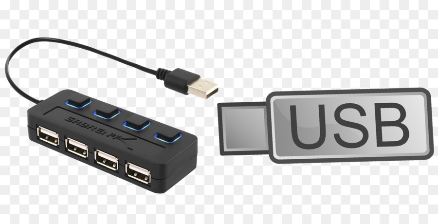 Hub USB porta del Computer a un hub Ethernet Sabrent - USB