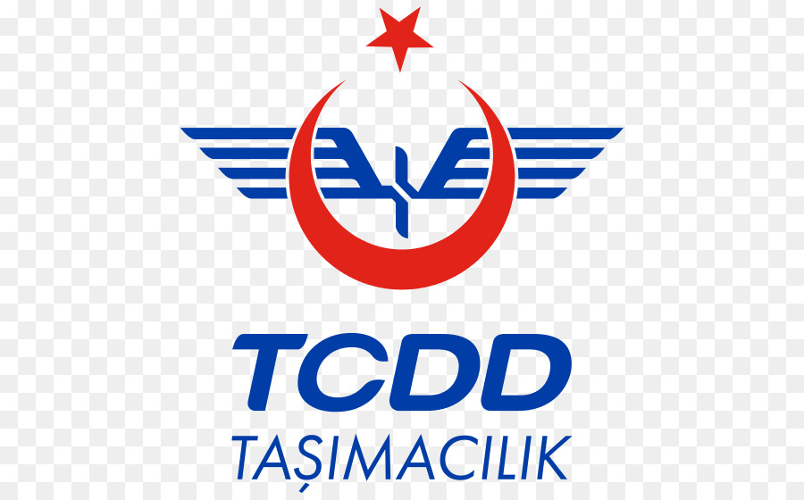 Logo dell'Organizzazione turca Ferrovie dello Stato di Ankara stazione ferroviaria di Corporate identity - 