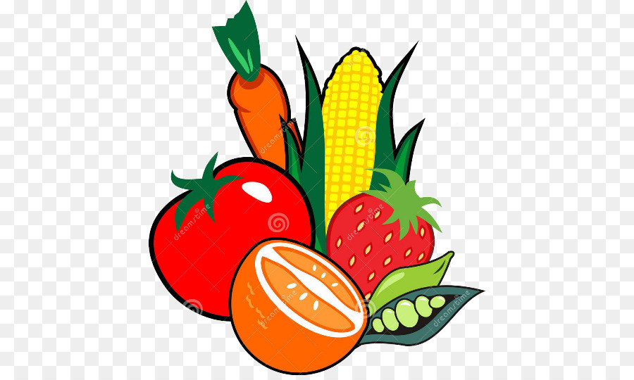 Clip art Obst Gemüse Obst Gemüse Lebensmittel - gesunde Ernährung