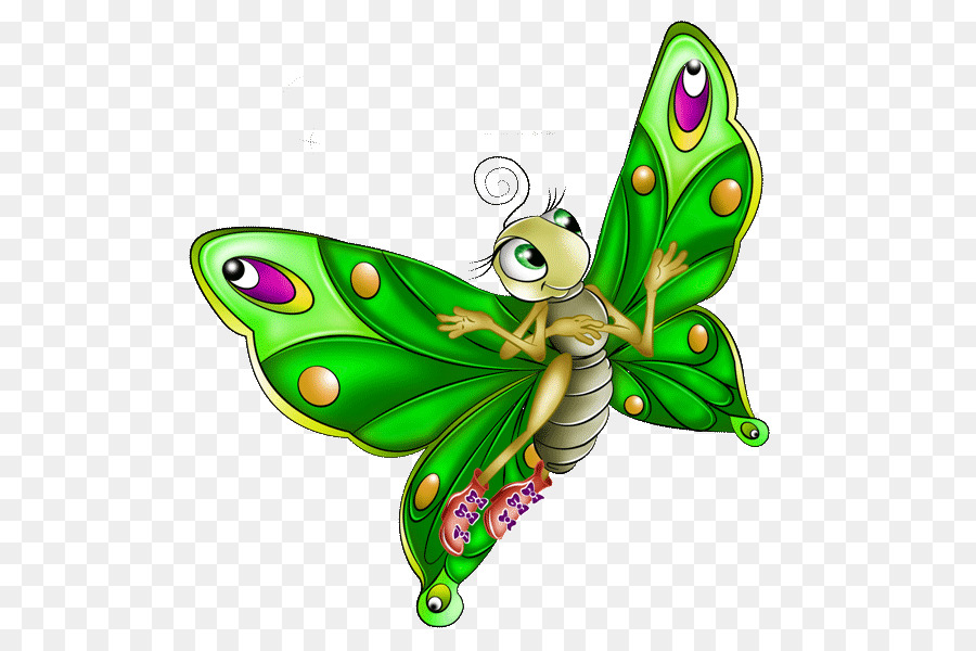Farfalla Farfalle e Insetti clipart Cartone animato - farfalla