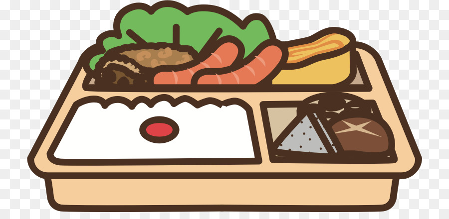 Bento-japanische Küche, Clip-art Lunchbox - Bento