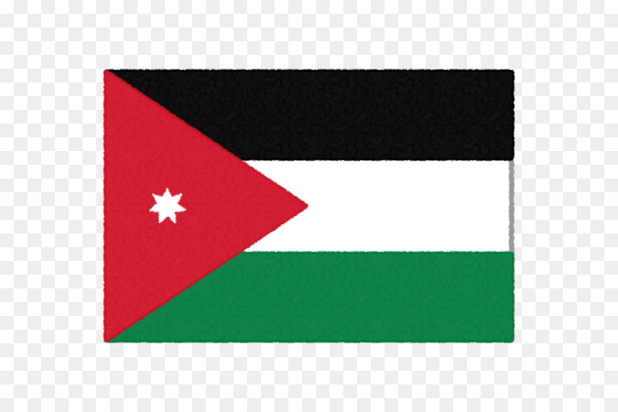 Flagge von Jordanien Flagge von Palästina-Libanon - Flagge