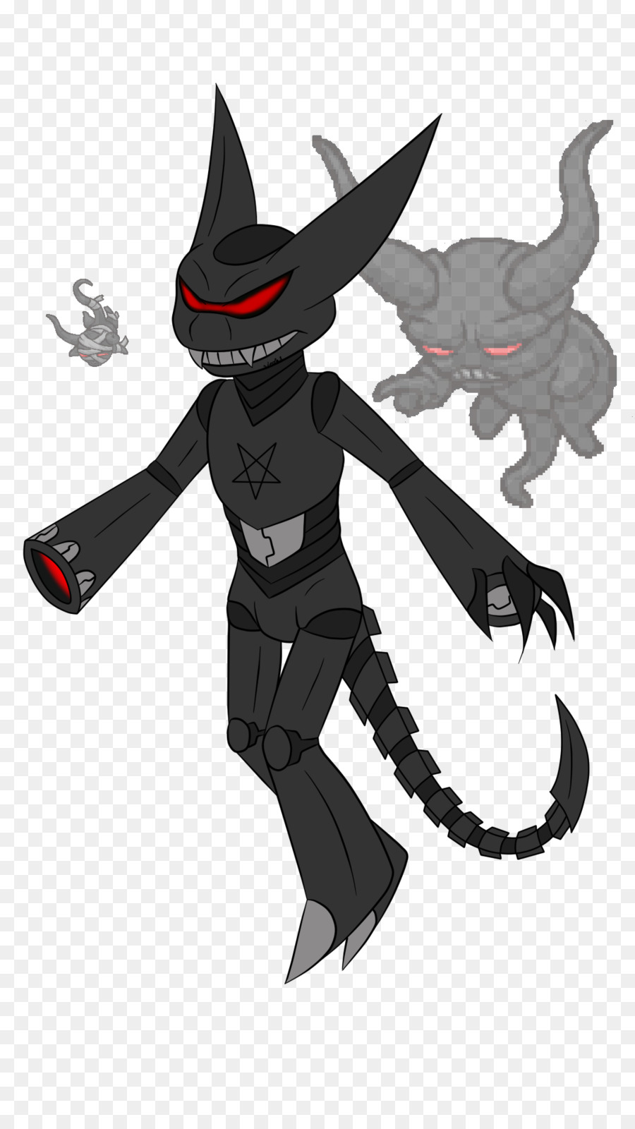 Demone Illustrazione di Cartone animato creatura Leggendaria - demone