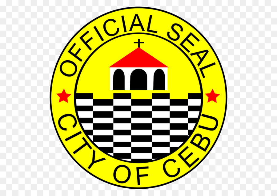 Dichtung von Cebu City Logo Smiley-Marke - 