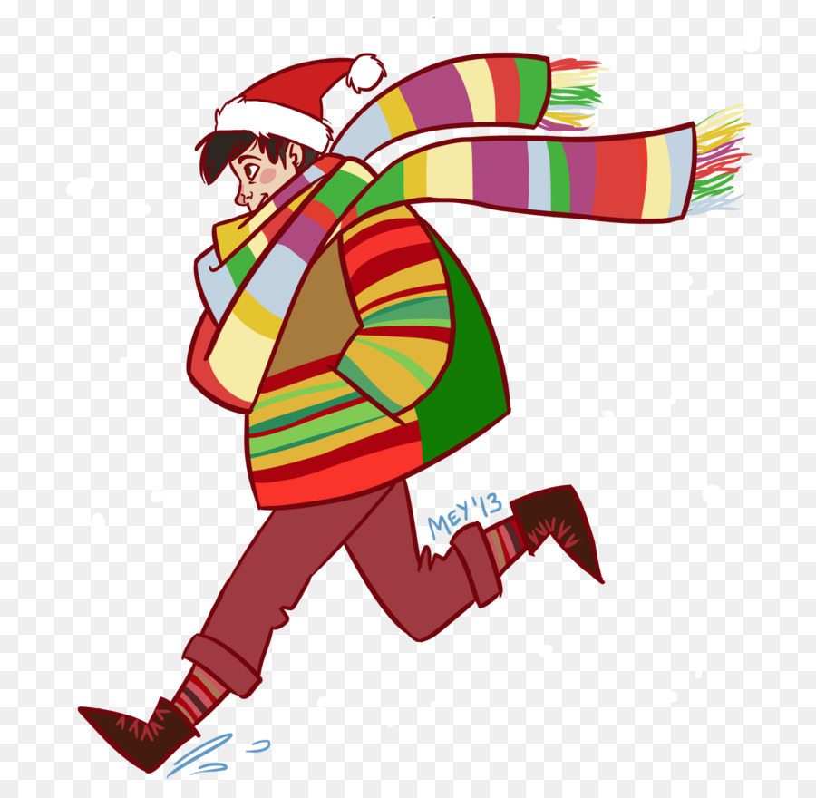 Weihnachten Charakter-Cartoon-Zeichnung-Illustration - Ausschlag