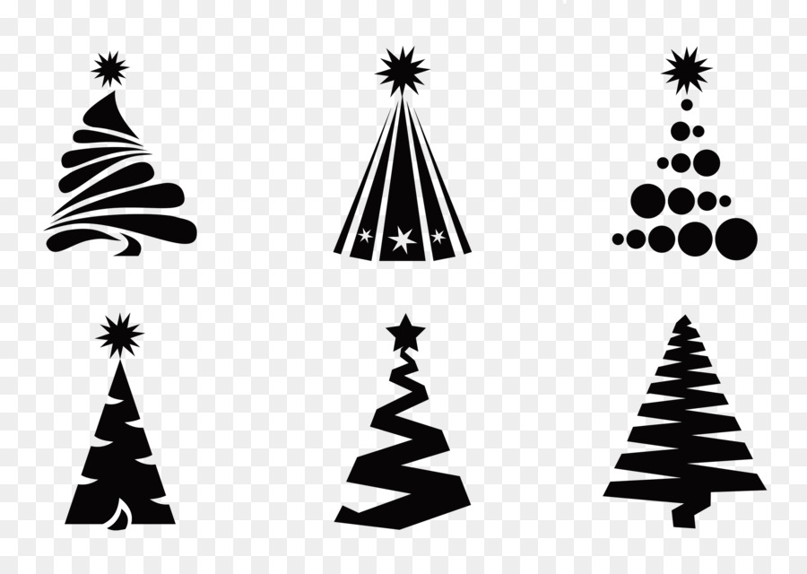 Weihnachtsbaum Vektor-Grafik-Weihnachten Christmas Grün Silhouette - Weihnachtsbaum