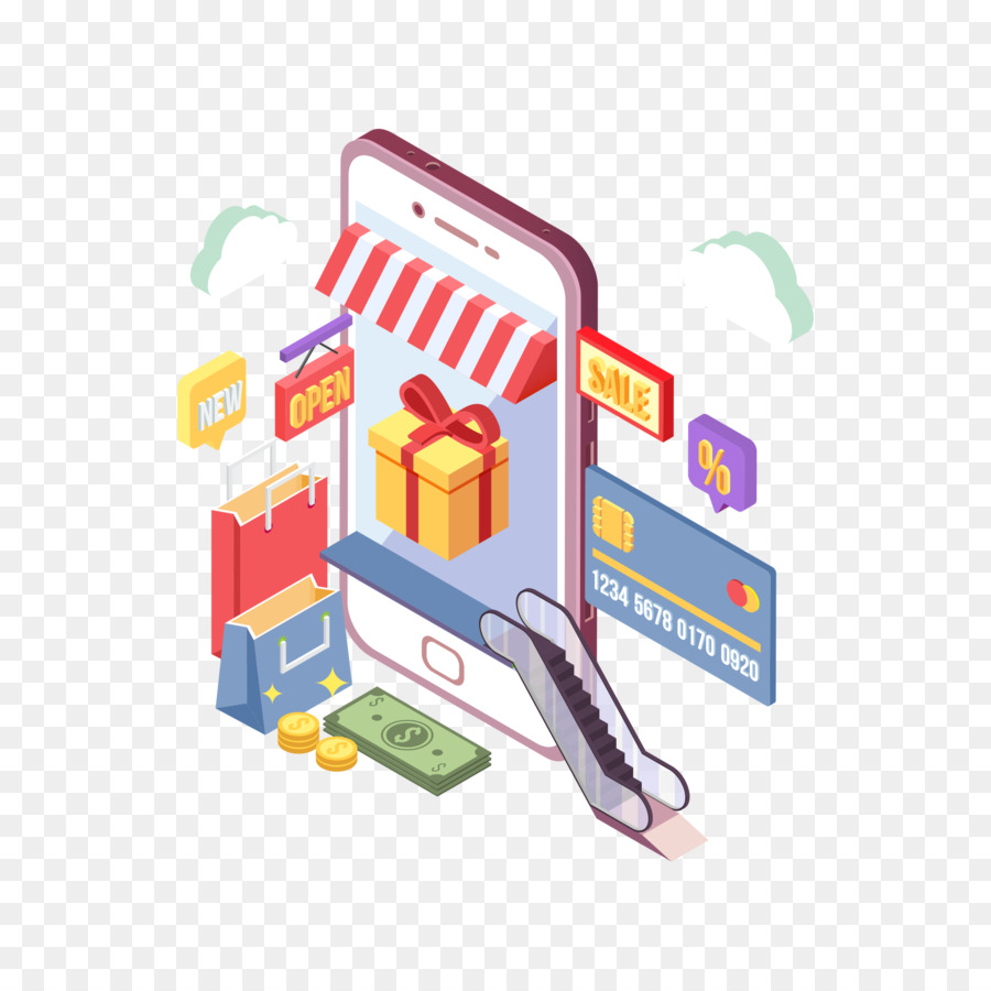 Online-shopping-Retail-Einkaufszentrum Produkt - zur gleichen Zeit