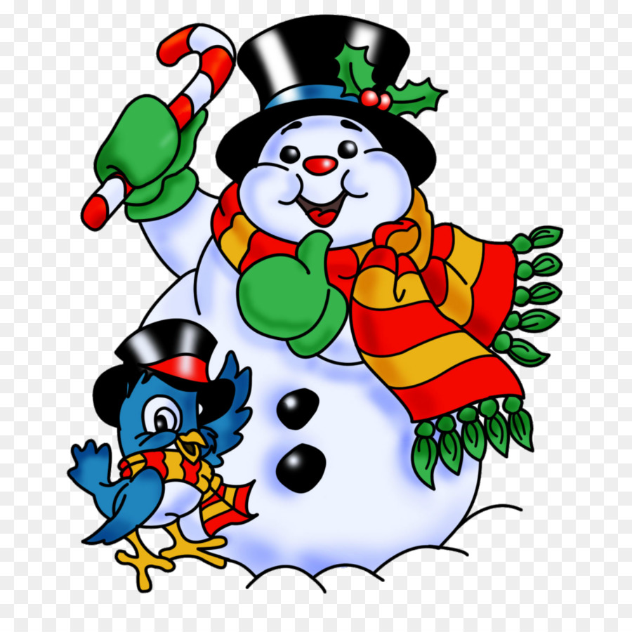 Babbo Natale Frosty il Pupazzo di neve il Giorno di Natale Immagine - babbo natale
