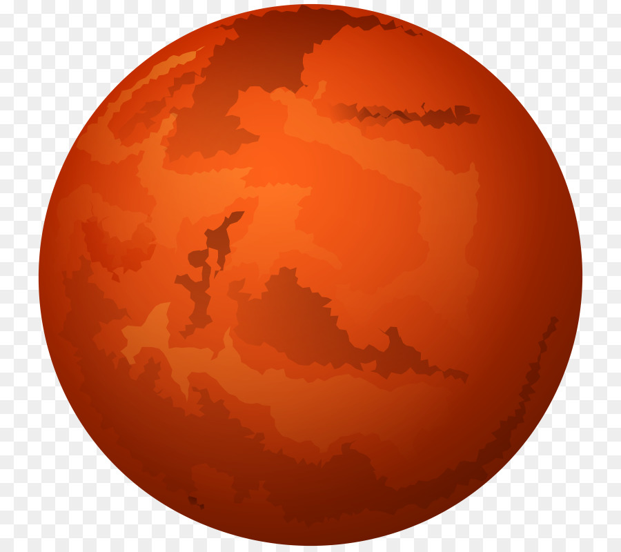 Der Mars-Oberfläche Farb-Clip-art Planet Rover - Planeten