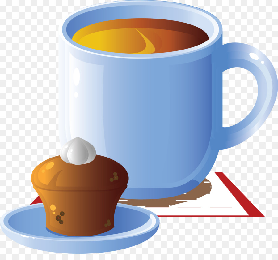 Tee-Amerikanischen Muffins Kaffee-Latte Trinken - Getränke