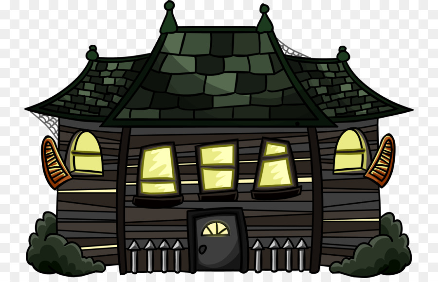 Haunted House Cartoon png download - 800*572 - Free Transparent Club  Penguin png Download. - CleanPNG / KissPNG