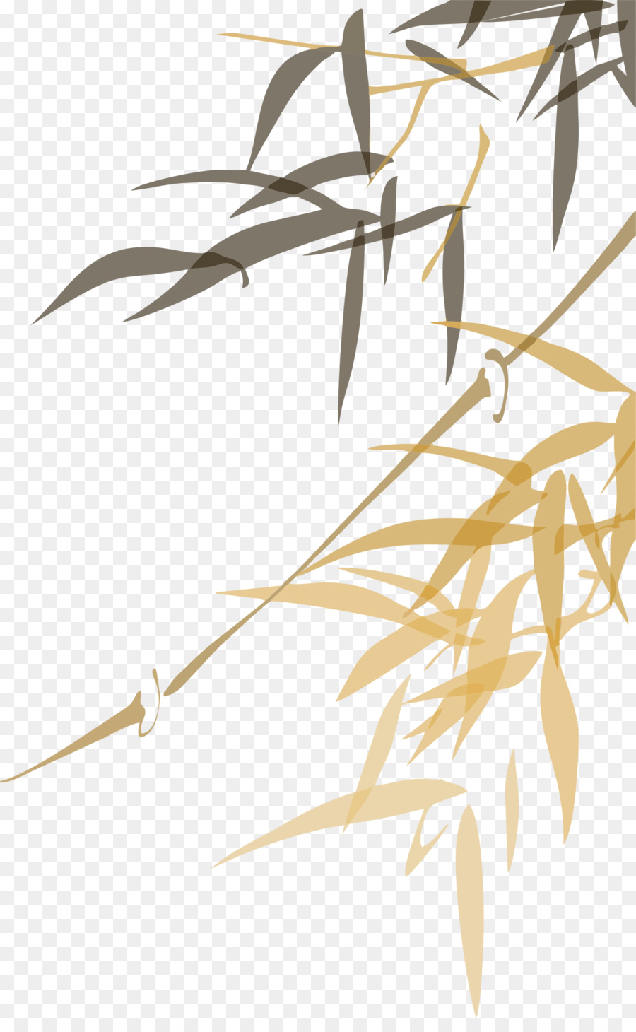 Inchiostro lavare pittura grafica Vettoriale di Bambù Immagine Portable Network Graphics - Cina Vento