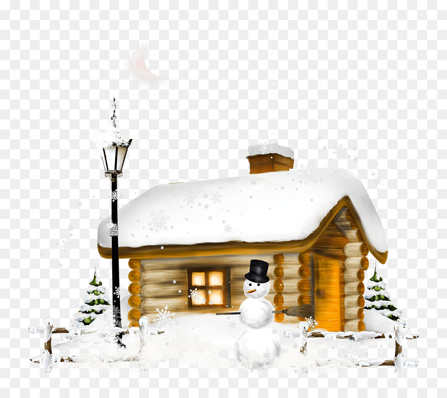 Winter House Drawing