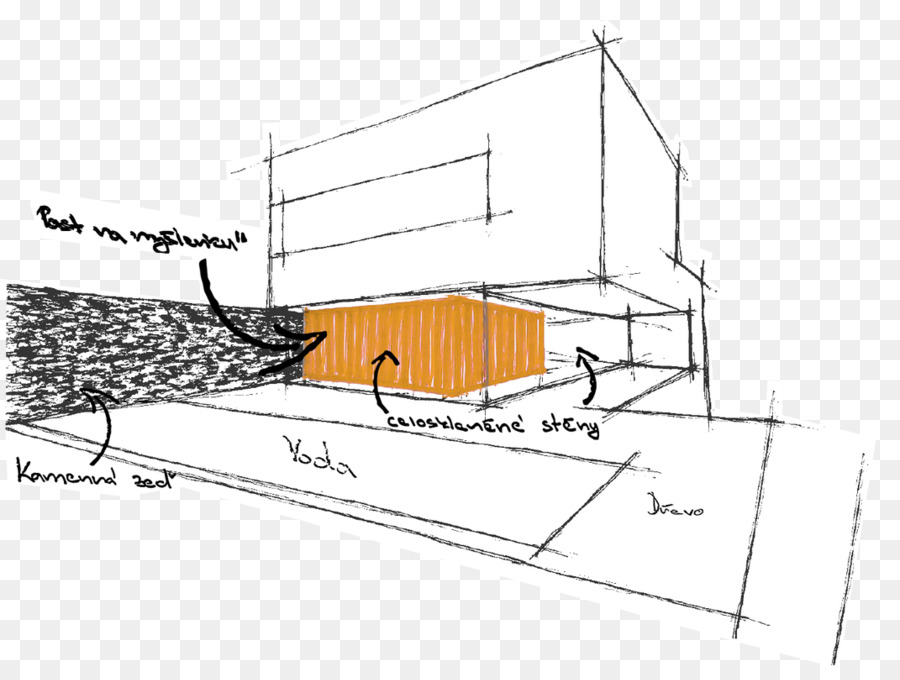 Skizze-Architektur-Design-Winkel-Punkt - Warze