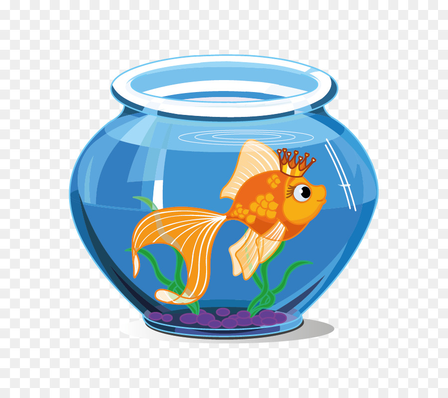 Goldfisch-Aquarium-Zeichnungsclip Tropische Fische - Fisch