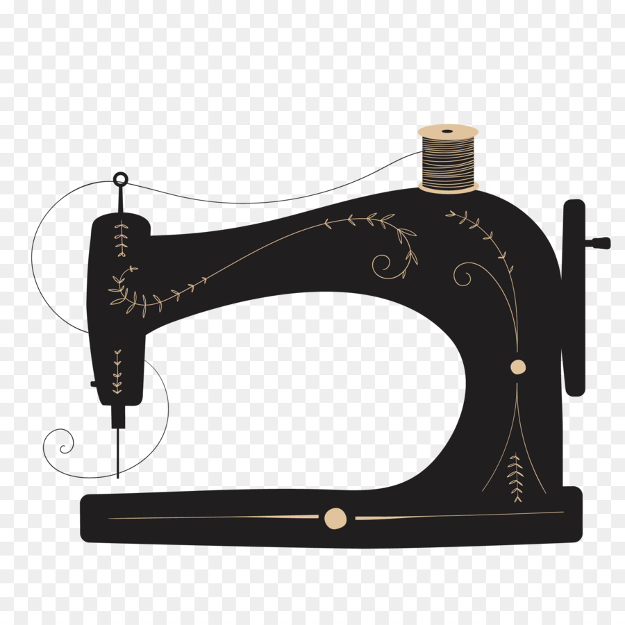 Clip art Vektor-Grafik-Nähmaschinen-Illustration - Maschine
