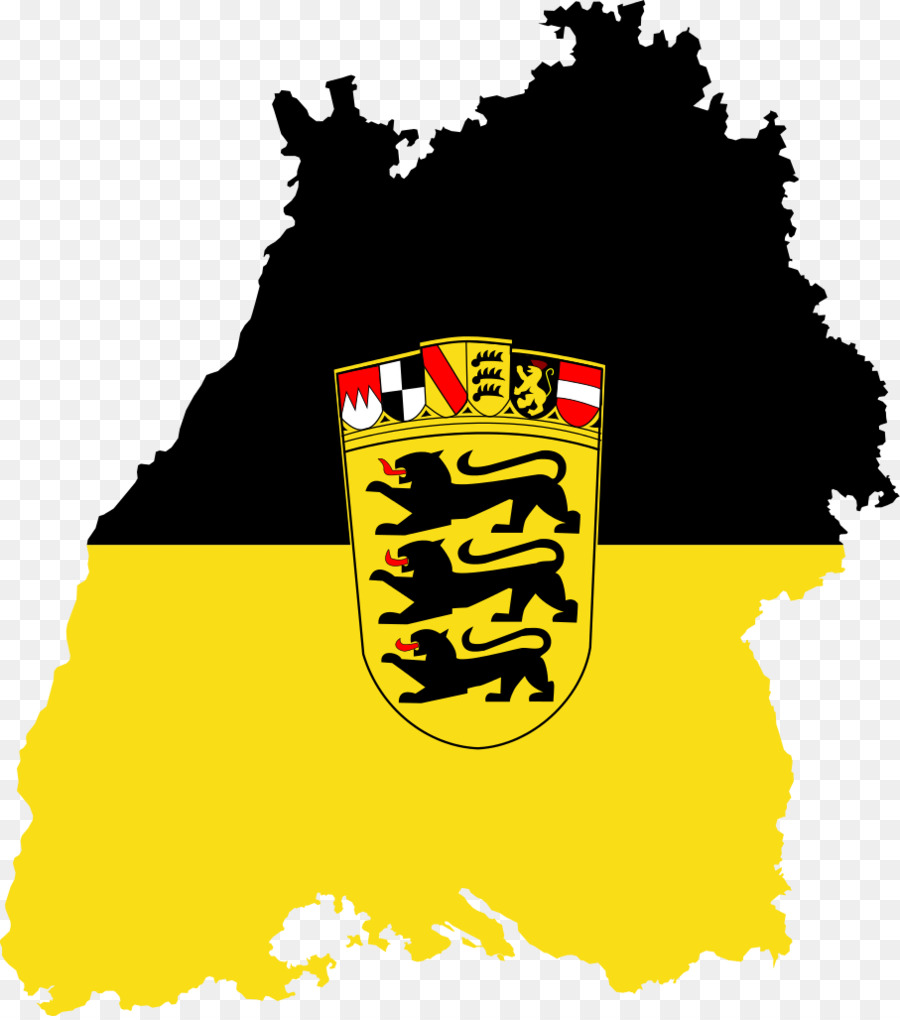Staaten von Deutschland National flag Map Stock-Fotografie - Flagge