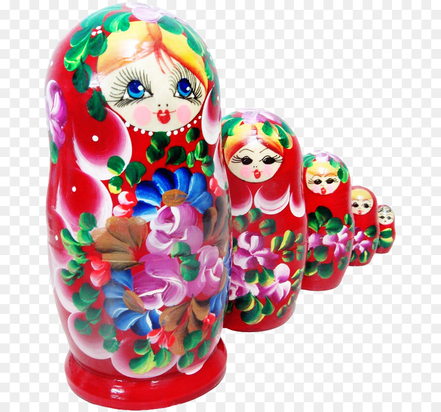 Matroschka-Puppe-Clip-Kunst-Spielzeug-Souvenir - Puppe