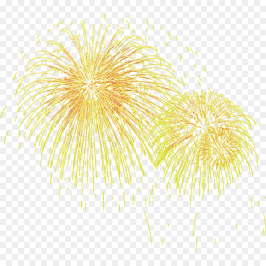 Adesivo Fuochi D'Artificio Giallo, Immagine Di Sfondo Del Desktop - girandola di fuochi d'artificio