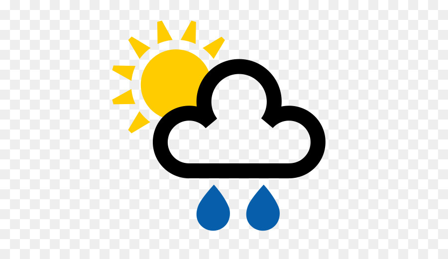 Wettervorhersage Cloud-Symbol Regen - Wetter