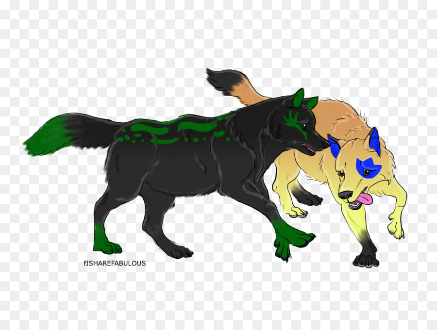 Hund, Pferd, Illustration Pack Tier Säugetier - dire wolf Mantel