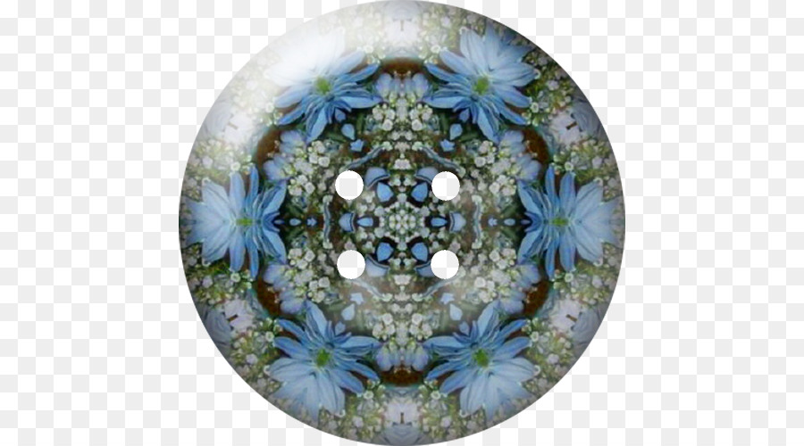 Button Blaue Blume Künstler DeviantArt - Alter Knopf