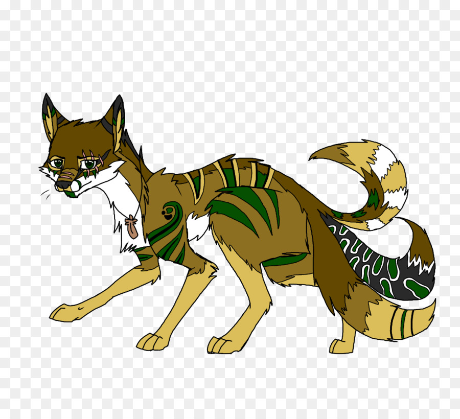 Il gatto la volpe Rossa Illustrazione di Cartone animato Fauna - gatto