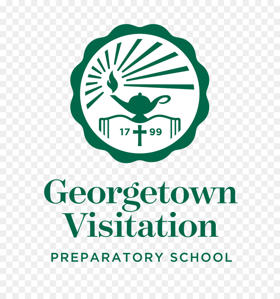 Logo Marke Georgetown Visitation Preparatory School Menschliche Verhalten Schriftart - georgetown, delaware