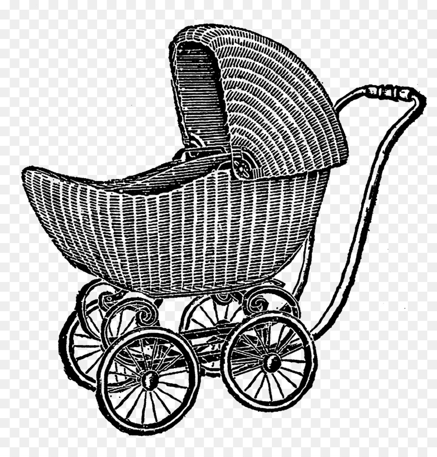 Baby-Transport-Abbildung, Clip-art Beförderung Digitale Stempel - 