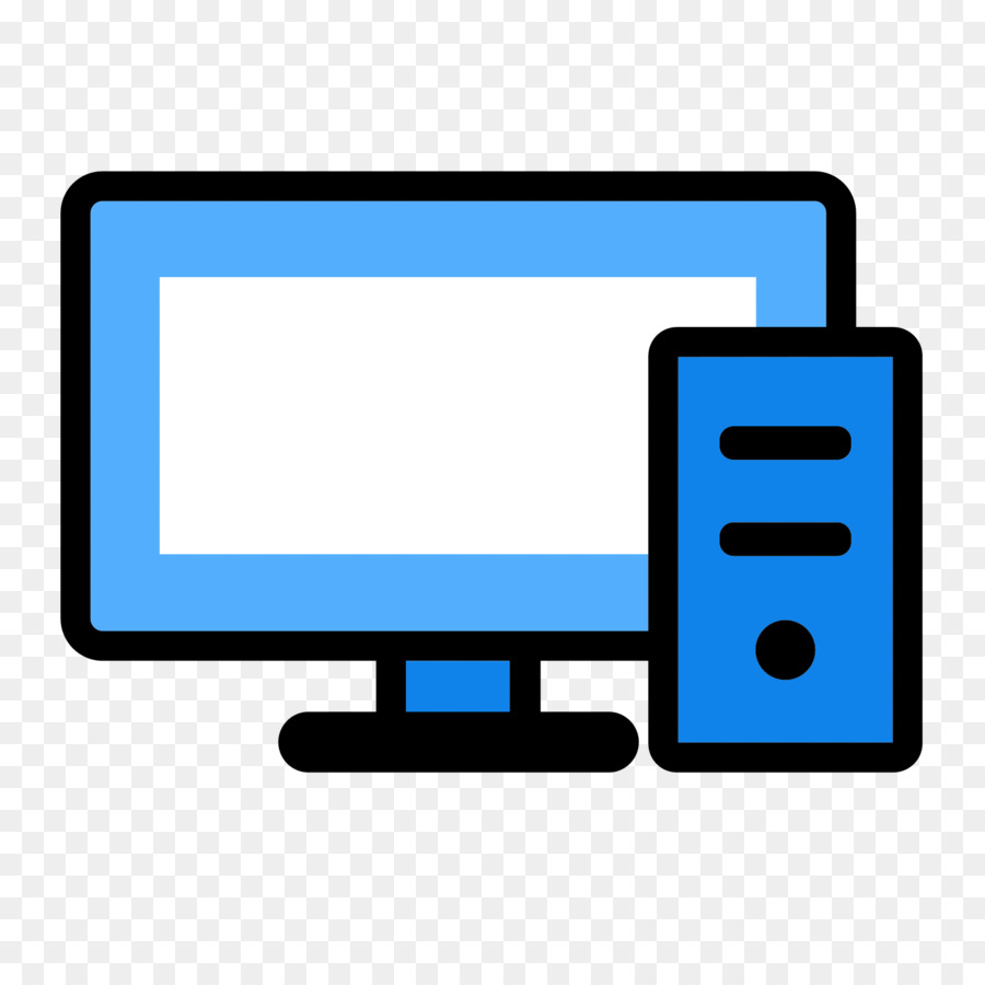 I Monitor dei Computer Icone di Computer in formato di File - computer dei cartoni animati