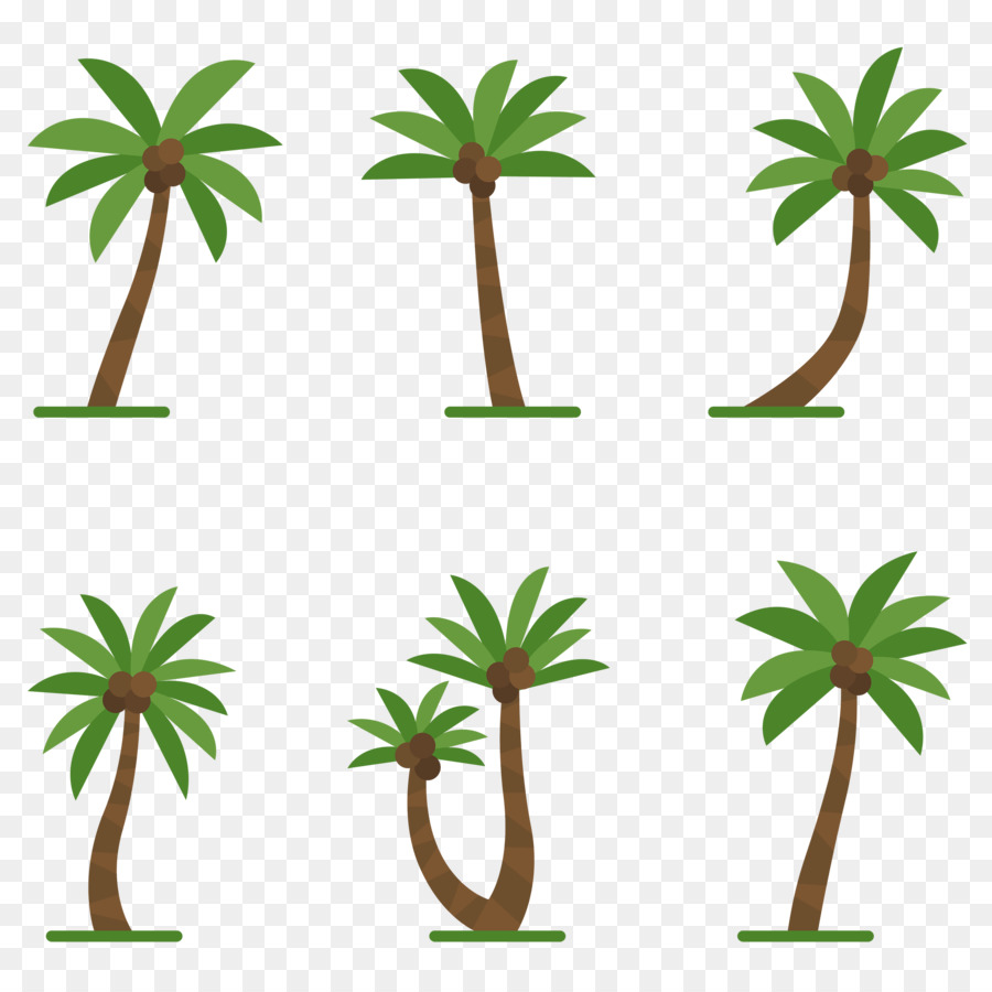 Kokosnuss-öl-Palmen-clipart-Bild - großer Baum