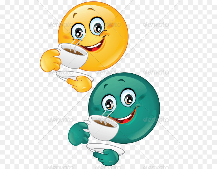 Smiley-Kaffee-Emoticon-ClipArt-Vektorgrafiken - Smiley