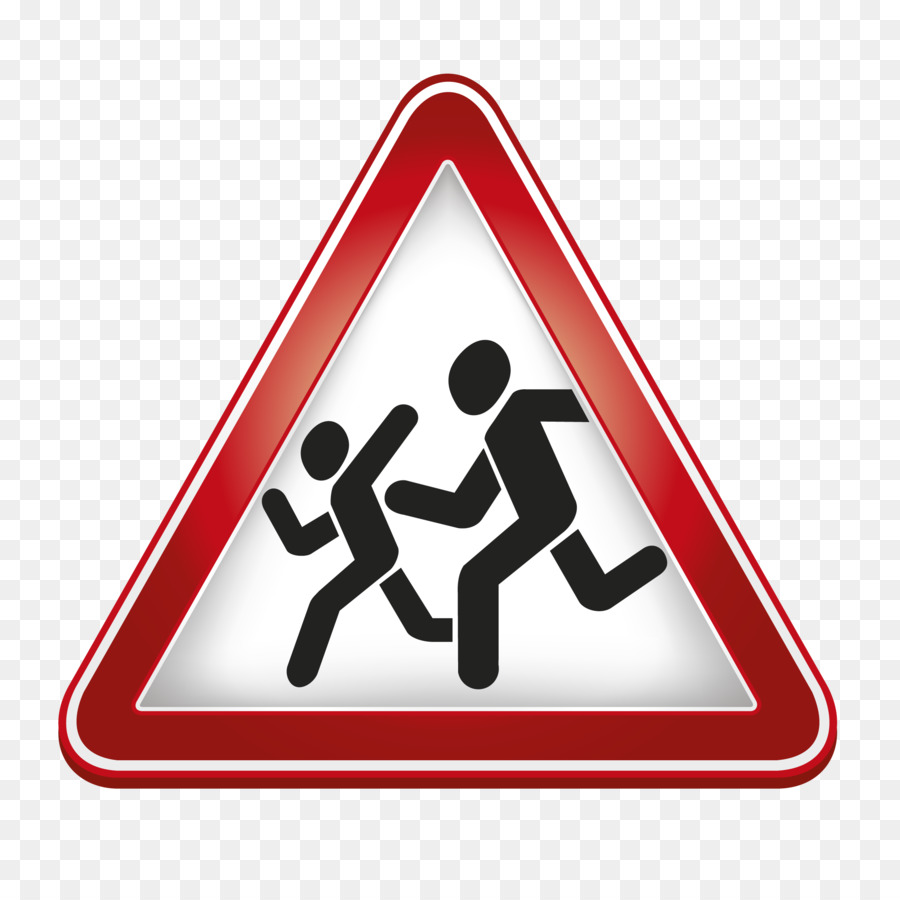 Verkehrszeichen Fußgängerüberweg Warnung Zeichen - Ampel