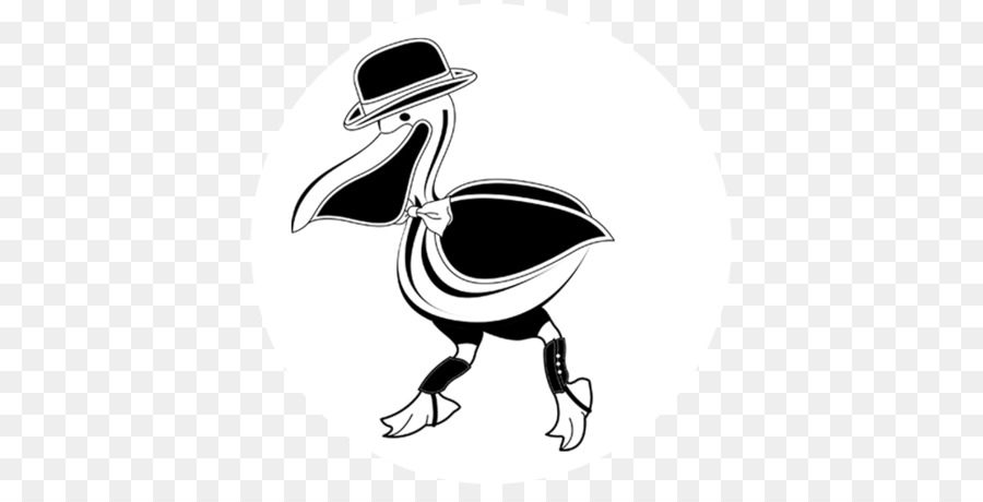 Blackpelican Abbigliamento Pollo Logo Uccello D'Oca - pollo