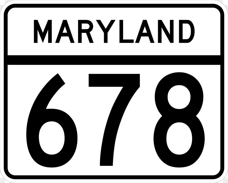 Maryland-KFZ-Kennzeichen-Nummer Produkt-Logo - 