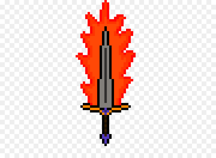 Clip-art-Portable Network Graphics Bild-Pixel-Kunst-Flammendes Schwert - Schwert der blauen Flamme